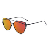 Hot Sale! Flat Lens Women Cat Eye Sunglasses Classic Designer Brand