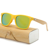 New Bamboo Wood Sunglasses for Men or Women 100% UV Protection