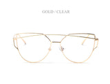 Designer Fashion  Sunglasses Women Cat Eye Vintage Style