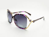 vintage flower polarized sunglasses women luxury designer brand  UV400