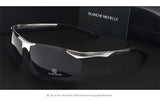 Aluminum Magnesium Mens Enhanced Night Vision Polarized Sunglasses Sport