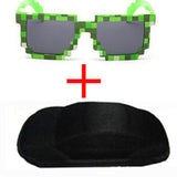 Vintage Square Novelty Mosaic Sun Glasses for Children