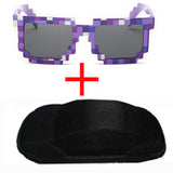 Vintage Square Novelty Mosaic Sun Glasses for Children