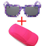Vintage Square Novelty Mosaic Sun Glasses for Children