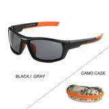Top Quality Brand Camo Frame Sun Glasses Polarized Lens Men Fishing Sports Sunglasses UV400 Eyewear