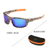 Top Quality Brand Camo Frame Sun Glasses Polarized Lens Men Fishing Sports Sunglasses UV400 Eyewear