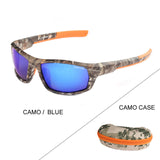 Top Quality Brand Camo Frame Sun Glasses Polarized Lens Men Fishing Sports Sunglasses UV400 Eyewear