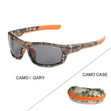 Top Quality Brand Camo Frame Sun Glasses Polarized Lens Men Fishing Sports Sunglasses UV400 Eyewear