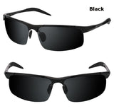 Men's Polarized Sunglasses Aluminum Magnesium Frame Car Driving Sun Glasses 100% UV400