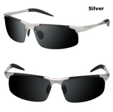 Men's Polarized Sunglasses Aluminum Magnesium Frame Car Driving Sun Glasses 100% UV400