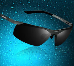 Designer Aluminum Magnesium Frame Polarized Lens Men Sunglasses