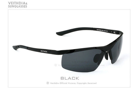 Designer Aluminum Magnesium Frame Polarized Lens Men Sunglasses