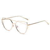 NEW Brand Designer Women Sunglasses Metal Frame Flat Vintage Mirror Shades