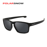 Fashion Sunglasses Men Polarized Driving Mirror Black Frame Eyewear Male UV400 Protection