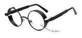 Gothic Steampunk Sunglasses Sunglasses Round Retro Vintage for Men or Women