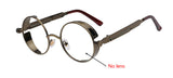 Gothic Steampunk Sunglasses Sunglasses Round Retro Vintage for Men or Women