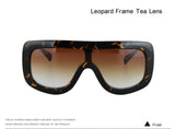 Vintage Unique Sunglasses Women Brand Designer Large Frame Luxury Sun Glasses For Women