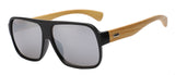 New Bamboo Frame Square Wooden Sunglasses Men or Women Retro Vintage Eyewear Unisex  Sun Glasses
