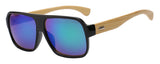New Bamboo Frame Square Wooden Sunglasses Men or Women Retro Vintage Eyewear Unisex  Sun Glasses
