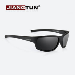 Sport Sunglasses Polarized Men Brand Designer Driving Fishing Boating Sun Glasses Black Frame