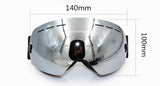Mirror Style Ski and Snowboard Goggles  Anti-fog UV400 Lenses For Men or Women