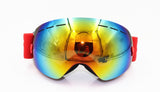 Mirror Style Ski and Snowboard Goggles  Anti-fog UV400 Lenses For Men or Women