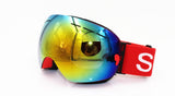 Mirror Style Ski and Snowboard Goggles  Anti-fog UV400 Lenses For Men or Women