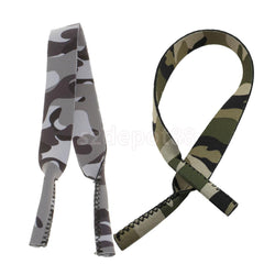 2pcs Camo Pattern Eyeglasses Lanyard Neck Cord Sunglasses Strap Band Sports