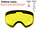 Ski and Snowboard Goggles High Quality Double Layers UV 400 and Anti-fog for Men and Women
